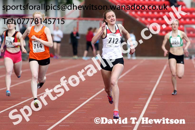 Womens under-20s, North East Track and Field Champs., Gateshead. Photo: David T. Hewitson/Sports for All Pics